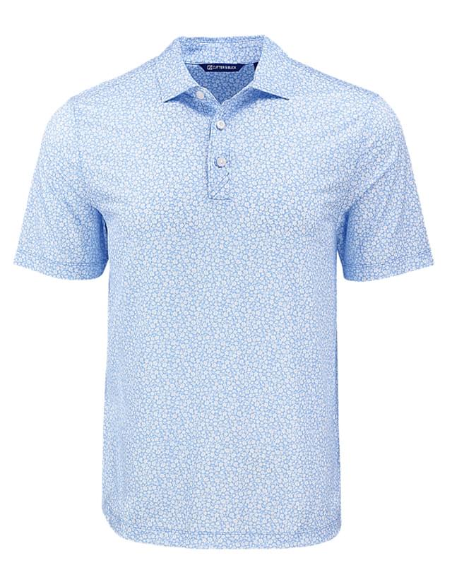 Cutter & Buck Pike Eco Flora Print Recycled Mens Big & Tall Polo