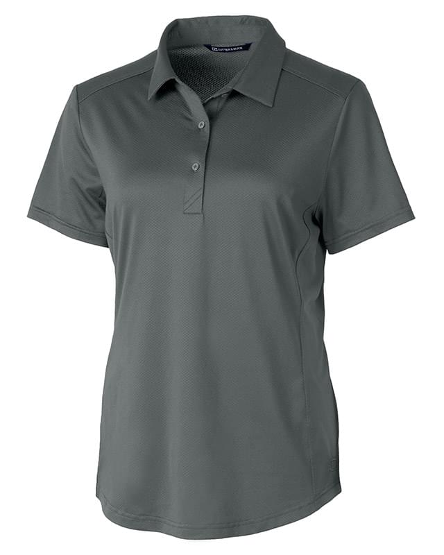 Prospect Textured Stretch Womens Short Sleeve Polo