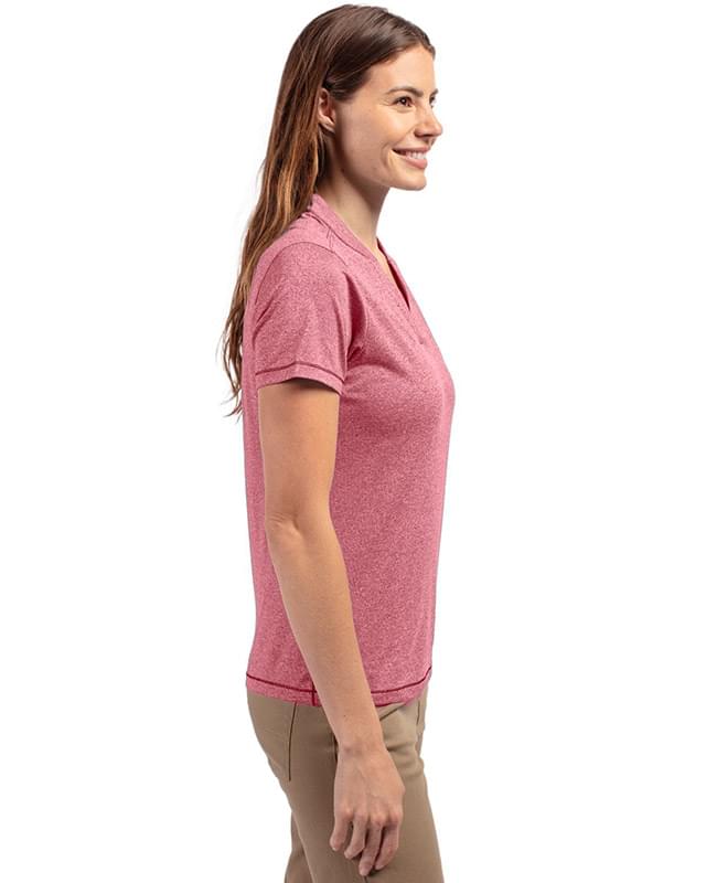 Cutter & Buck Forge Heathered Stretch Womens Blade Top