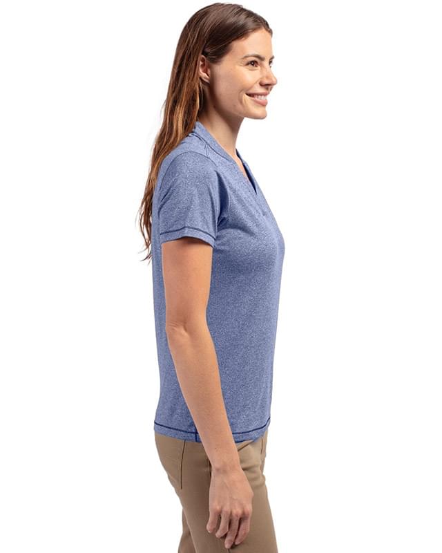 Cutter & Buck Forge Heathered Stretch Womens Blade Top