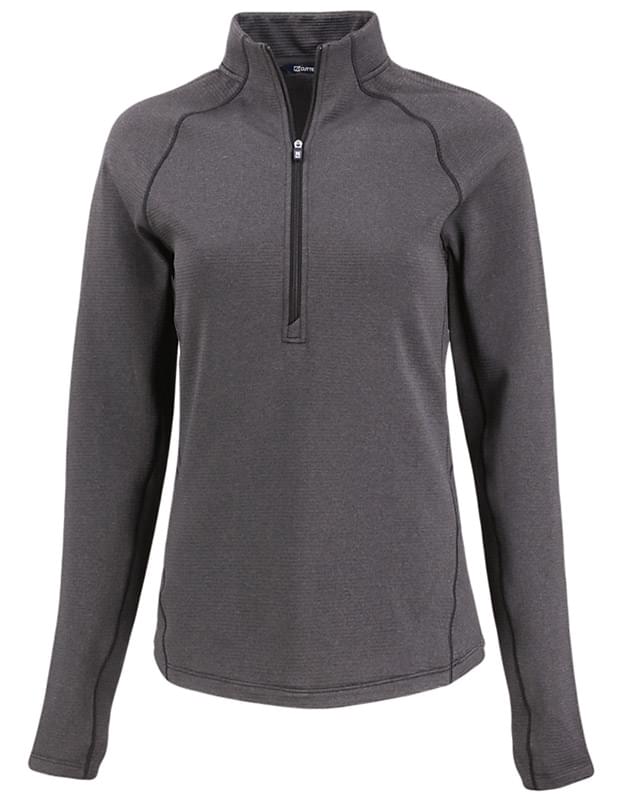 Cutter & Buck Peshastin Fleece Recycled Womens Half Zip Pullover