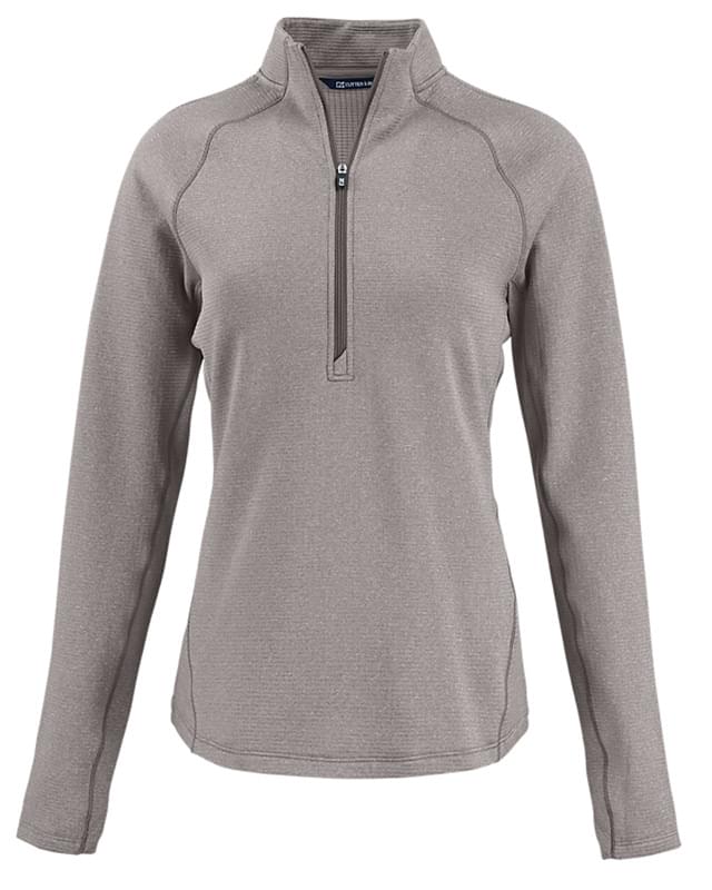 Cutter & Buck Peshastin Fleece Recycled Womens Half Zip Pullover