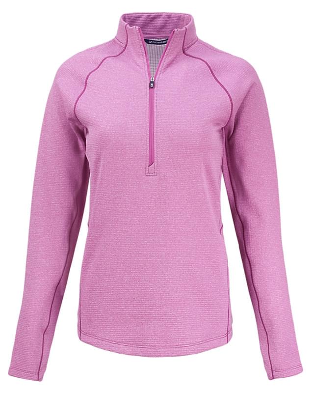 Cutter & Buck Peshastin Fleece Recycled Womens Half Zip Pullover
