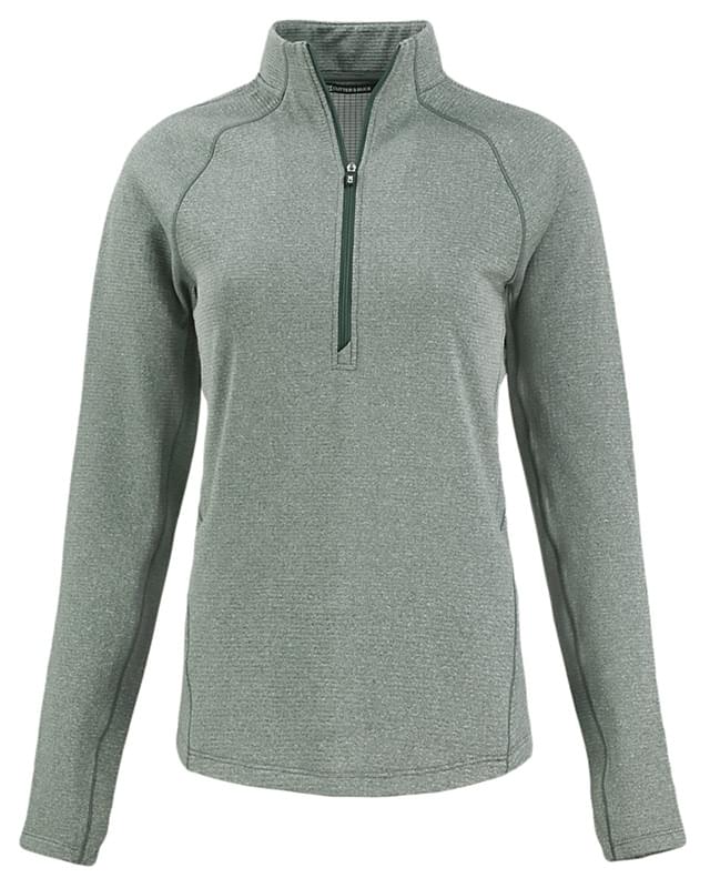 Cutter & Buck Peshastin Fleece Recycled Womens Half Zip Pullover