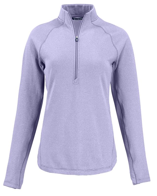 Cutter & Buck Peshastin Fleece Recycled Womens Half Zip Pullover