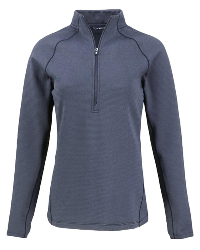 Cutter & Buck Peshastin Fleece Recycled Womens Half Zip Pullover