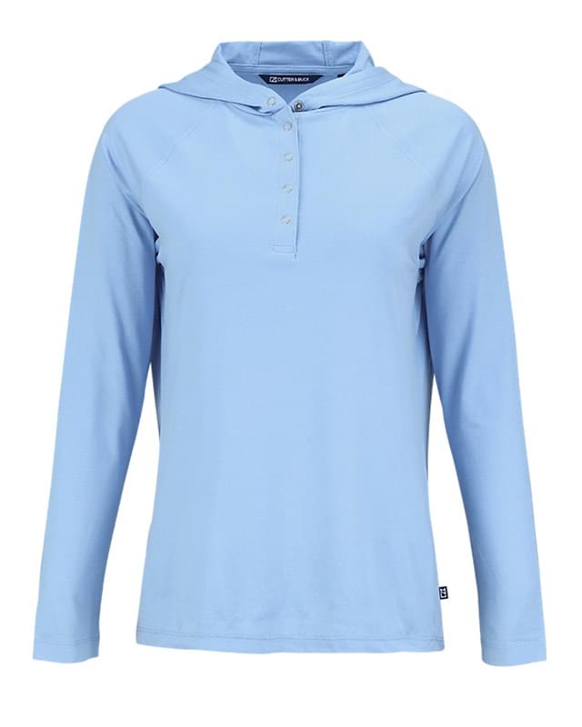 Cutter & Buck Coastline Epic Comfort Recycled Womens Hooded Shirt