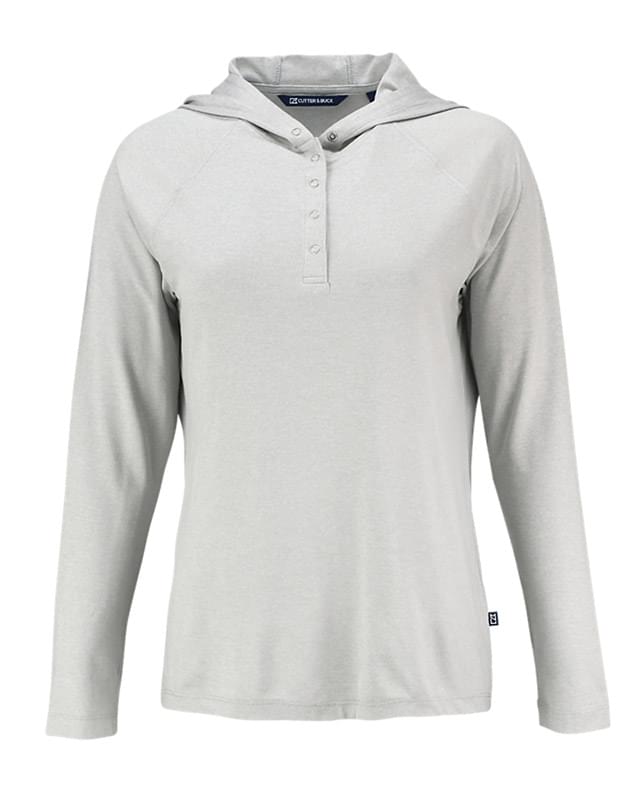 Cutter & Buck Coastline Epic Comfort Recycled Womens Hooded Shirt