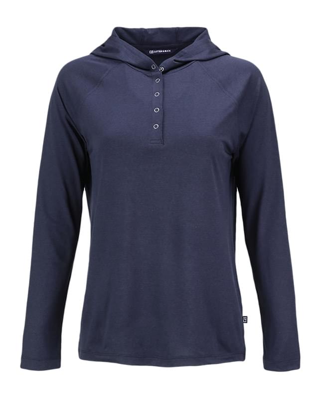 Cutter & Buck Coastline Epic Comfort Recycled Womens Hooded Shirt