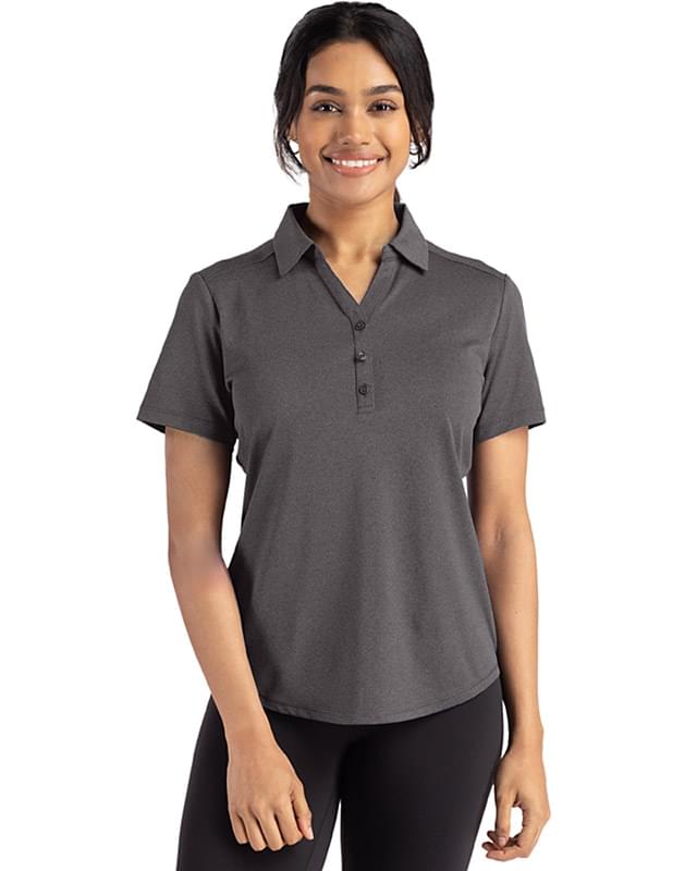 Cutter & Buck Forge Eco Stretch Recycled Womens Short Sleeve Polo