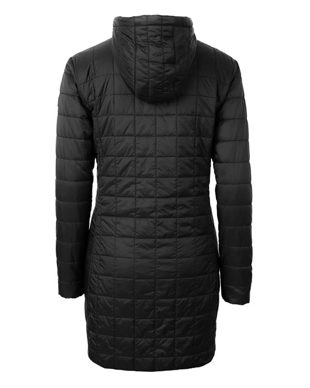 Cutter & Buck Rainier PrimaLoft®  Womens Eco Insulated Hooded Long Coat
