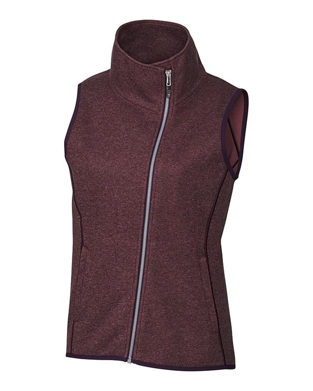 Mainsail Sweater-Knit Womens Full Zip Vest