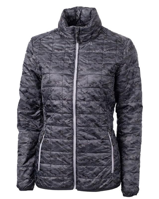 Rainier PrimaLoft® Womens Eco Insulated Full Zip Printed Puffer Jacket