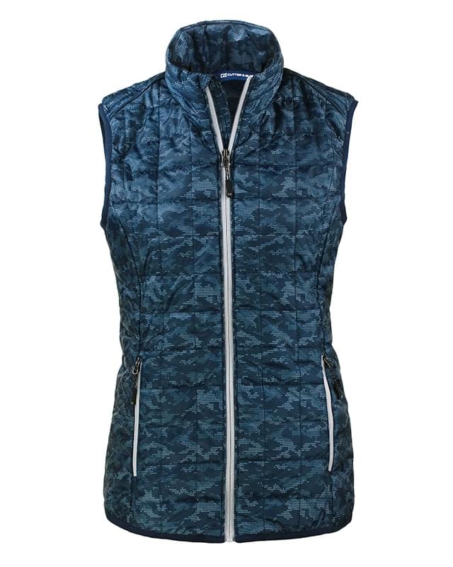 Rainier PrimaLoft® Womens Eco Insulated Full Zip Printed Puffer Vest