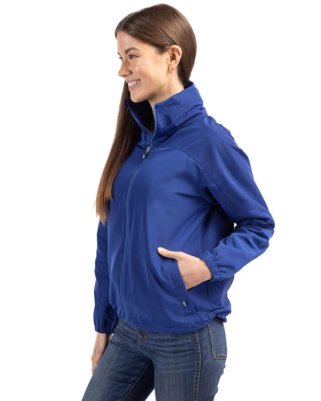 Cutter & Buck Charter Eco Knit Recycled Womens Full-Zip Jacket