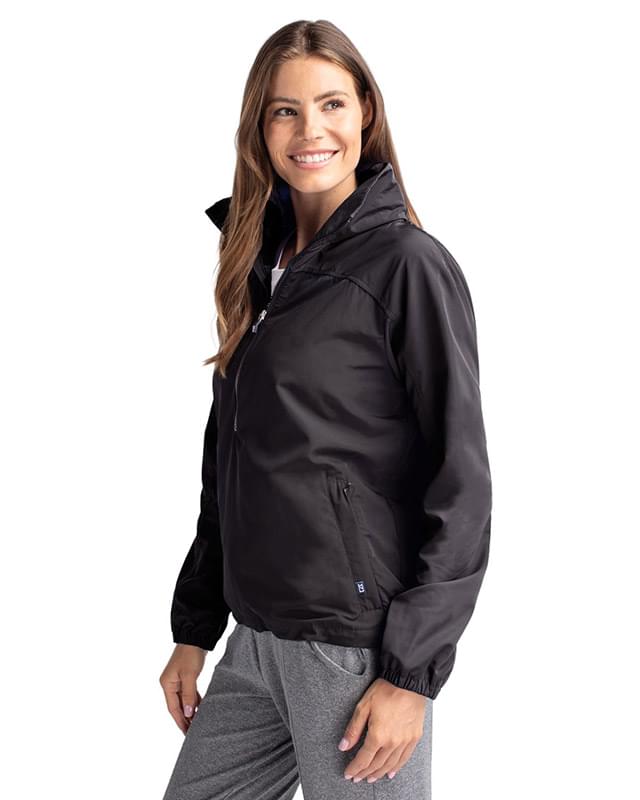 Cutter & Buck Charter Eco Knit Recycled Womens Anorak Jacket