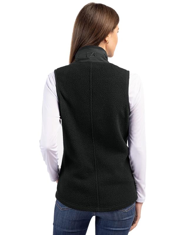 Cutter & Buck Cascade Eco Sherpa Fleece Womens Vest