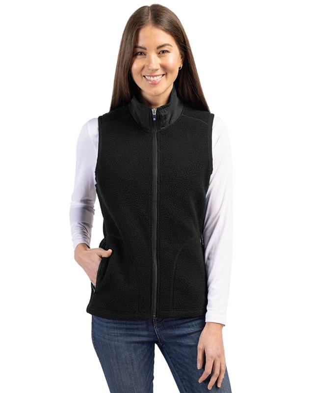 Cutter & Buck Cascade Eco Sherpa Fleece Womens Vest