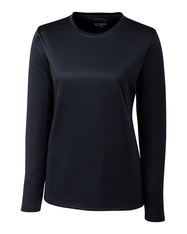 Clique Spin Eco Performance Long Sleeve Womens Tee Shirt