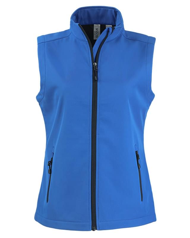 Clique Tempo Stretch Full Zip Womens Softshell Vest