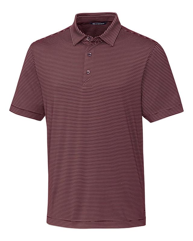 Forge Pencil Stripe Stretch Mens Big and Tall Polo