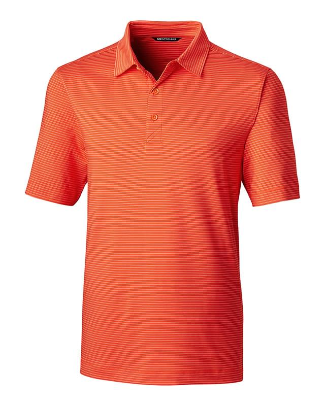 Forge Pencil Stripe Stretch Mens Big and Tall Polo
