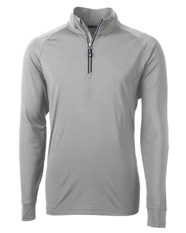 Adapt Eco Knit Stretch Recycled Mens Big and Tall Quarter Zip Pullover