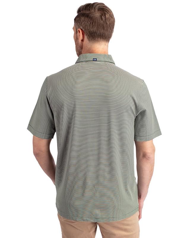 Cutter & Buck Forge Eco Double Stripe Stretch Recycled Mens Polo
