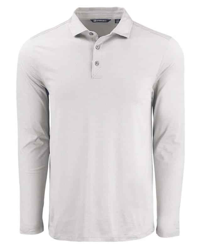 Cutter & Buck Coastline Epic Comfort Recycled Mens Long Sleeve Polo