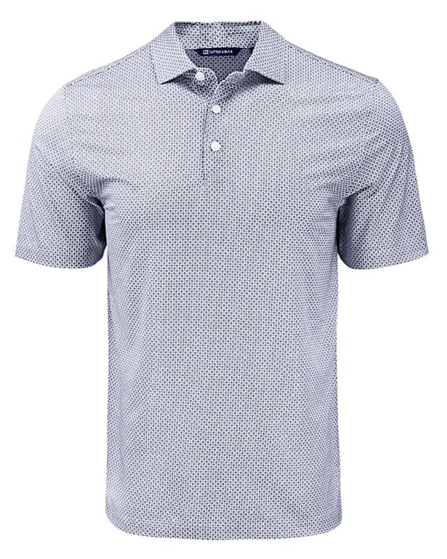 Cutter & Buck Pike Eco Diamond Dot Print Recycled Mens Polo