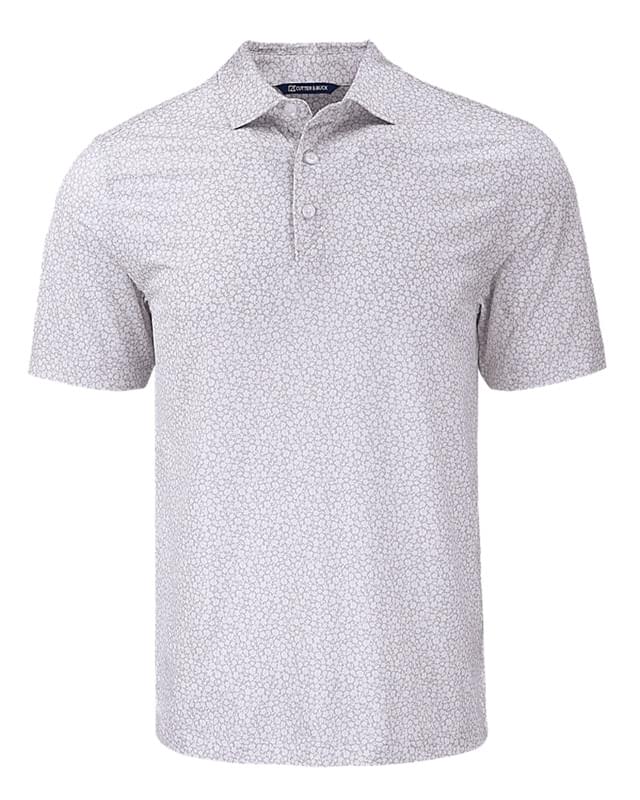 Cutter & Buck Pike Eco Flora Print Recycled Mens Polo