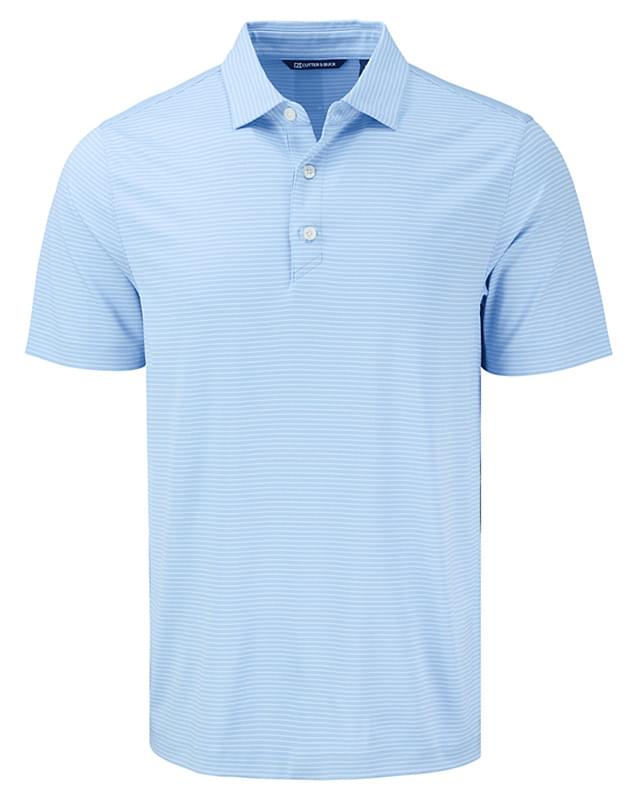 Cutter & Buck Forge Eco Fine Line Stripe Stretch Recycled Mens Polo