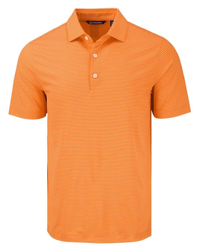 Cutter & Buck Forge Eco Fine Line Stripe Stretch Recycled Mens Polo