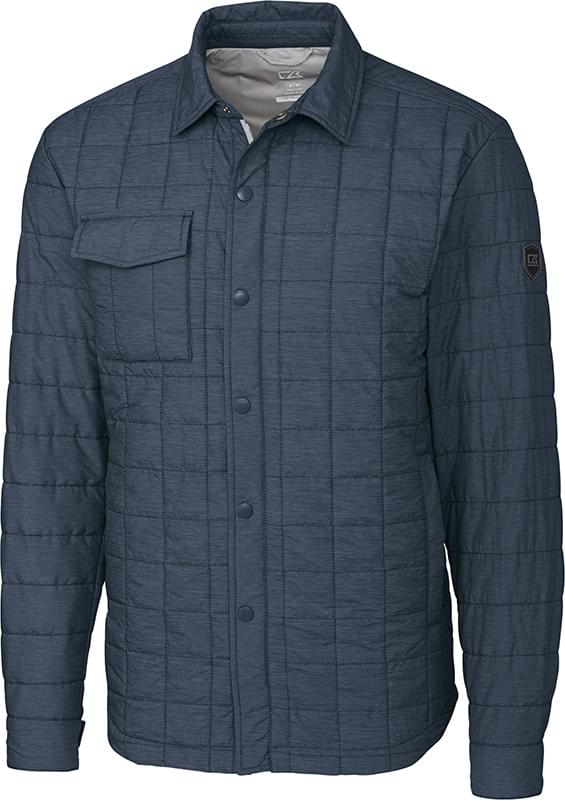 Rainier PrimaLoft® Mens Eco Insulated Quilted Shirt Jacket