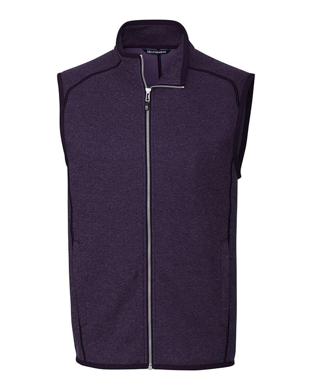 Mainsail Sweater-Knit Mens Full Zip Vest