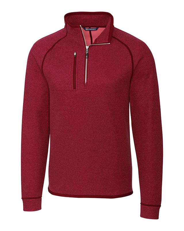 Mainsail Sweater-Knit Mens Half Zip Pullover Jacket