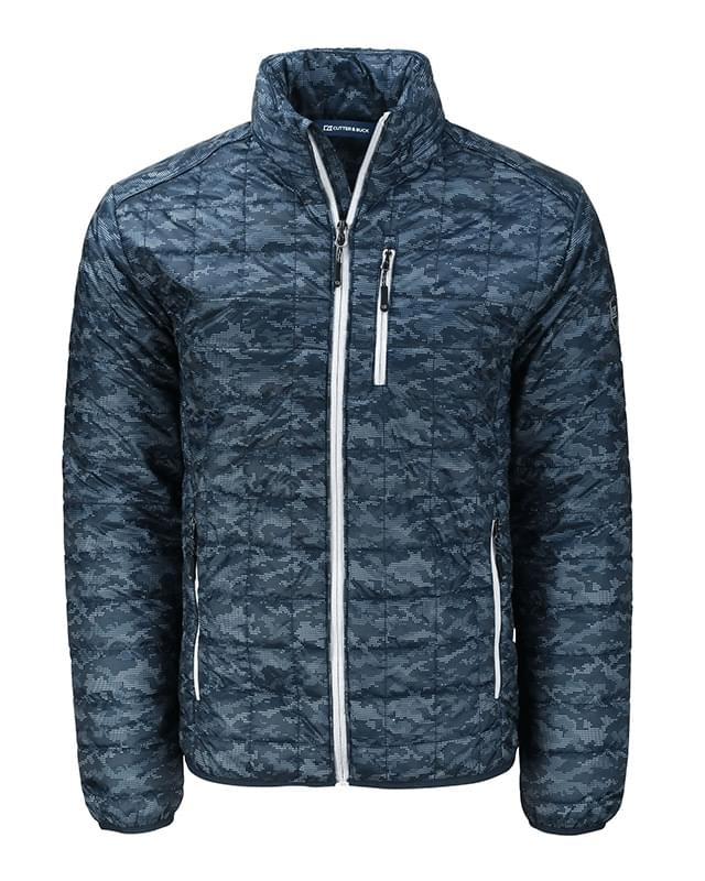 Rainier PrimaLoft® Mens Eco Insulated Full Zip Printed Puffer Jacket