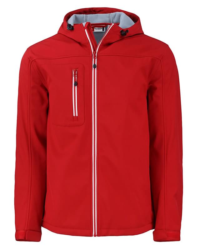 Clique Telemark Eco Stretch Softshell Full Zip Mens Hooded Jacket