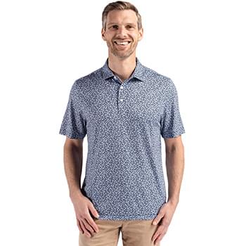 Cutter & Buck Pike Eco Flora Print Recycled Mens Big & Tall Polo