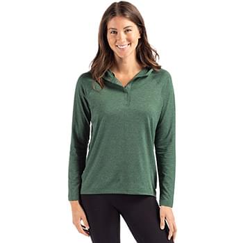 Cutter & Buck Coastline Epic Comfort Recycled Womens Hooded Shirt