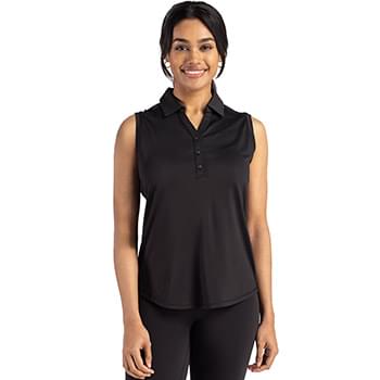 Cutter & Buck Forge Eco Stretch Recycled Womens Sleeveless Polo