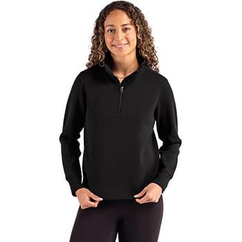 Cutter & Buck Roam Epic Versatility Recycled Womens Quarter Zip Pullover