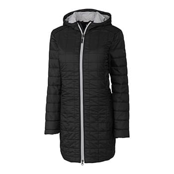 Cutter & Buck Rainier PrimaLoft®  Womens Eco Insulated Hooded Long Coat