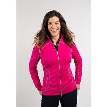 Clique Helsa Performance Womens Full Zip Knit Jacket