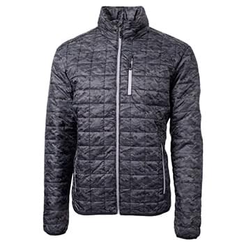 Rainier PrimaLoft® Mens Eco Insulated Full Zip Printed Puffer Jacket