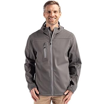 Clique Telemark Eco Stretch Softshell Full Zip Mens Hooded Jacket
