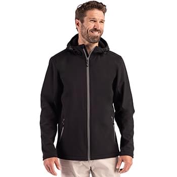 Clique Tempo Recycled Stretch Softshell Mens Hooded Jacket